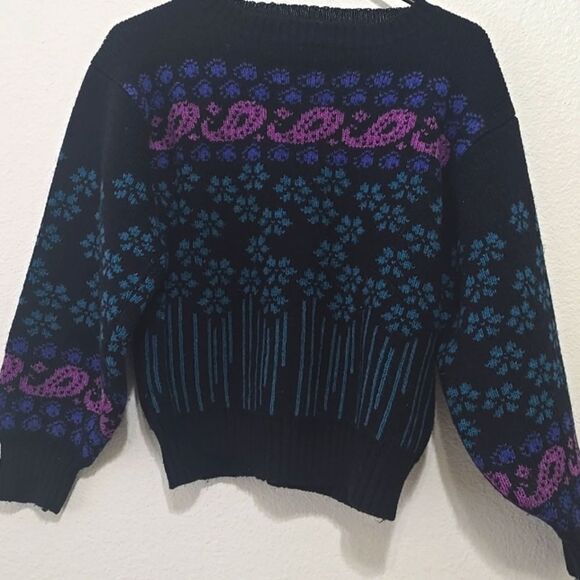 Women’s vintage 1980’s wool Halston III chunky sweater. Size Medium. - Picture 1 of 8